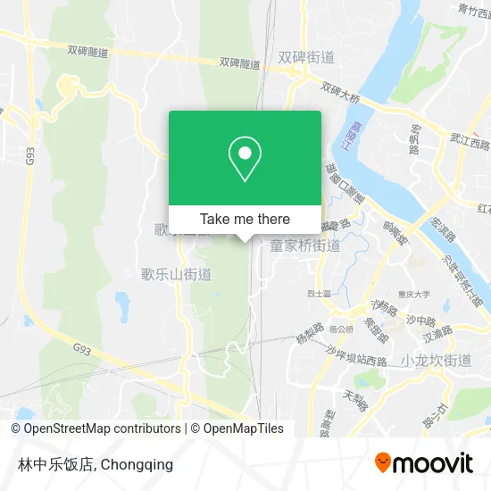 林中乐饭店 map