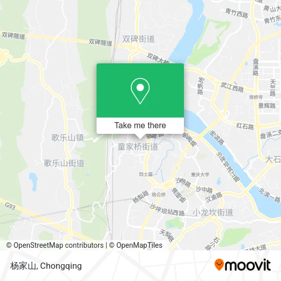 杨家山 map