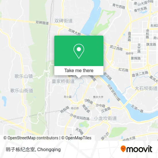 韩子栋纪念室 map