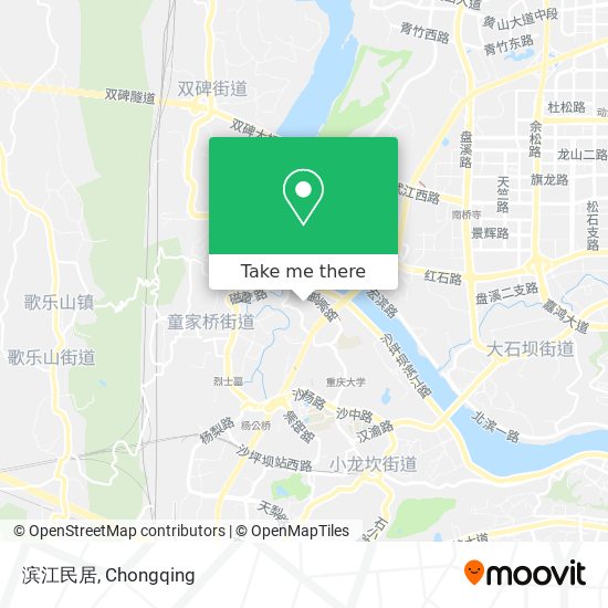滨江民居 map