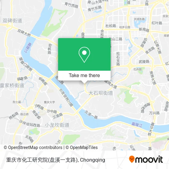重庆市化工研究院(盘溪一支路) map