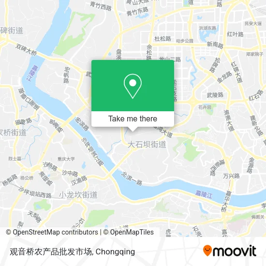 观音桥农产品批发市场 map