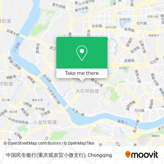 中国民生银行(重庆观农贸小微支行) map