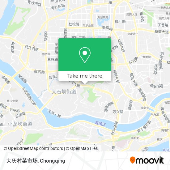 大庆村菜市场 map