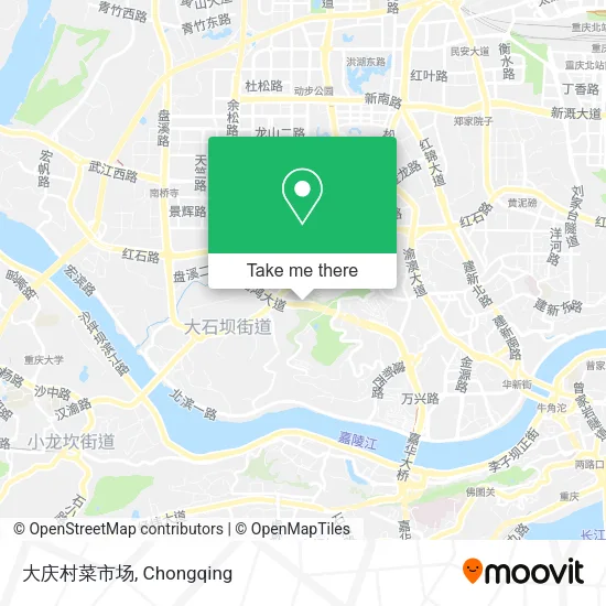 大庆村菜市场 map