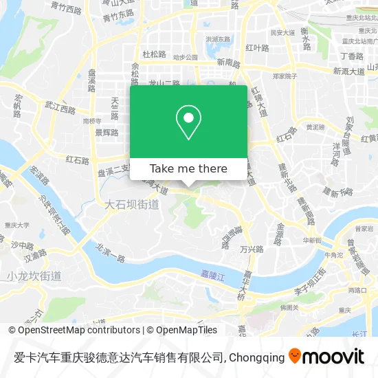 爱卡汽车重庆骏德意达汽车销售有限公司 map