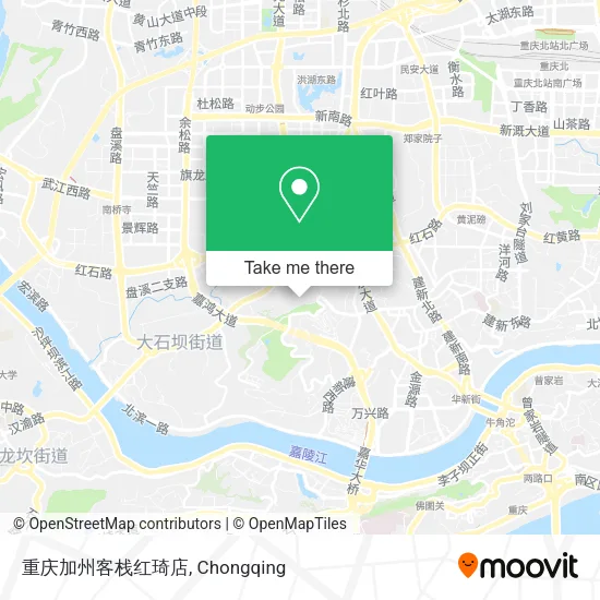 重庆加州客栈红琦店 map