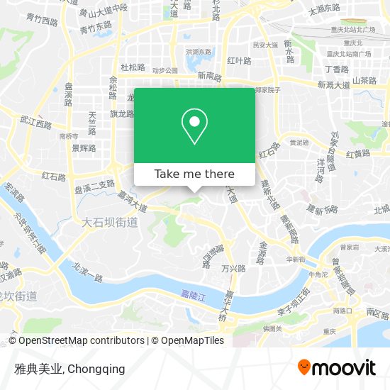 雅典美业 map