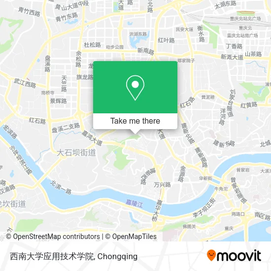 西南大学应用技术学院 map
