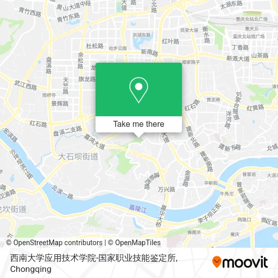 西南大学应用技术学院-国家职业技能鉴定所 map