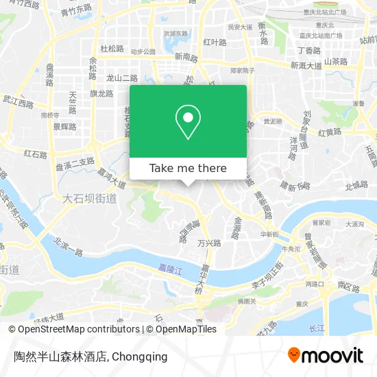 陶然半山森林酒店 map