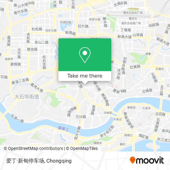 爱丁·新甸停车场 map