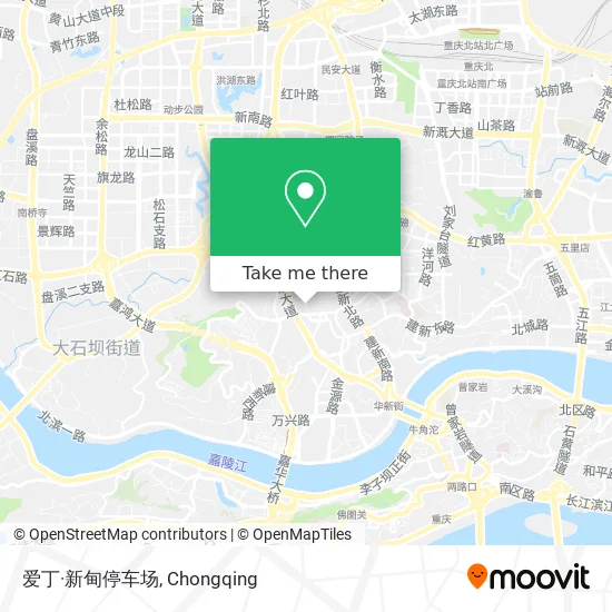 爱丁·新甸停车场 map
