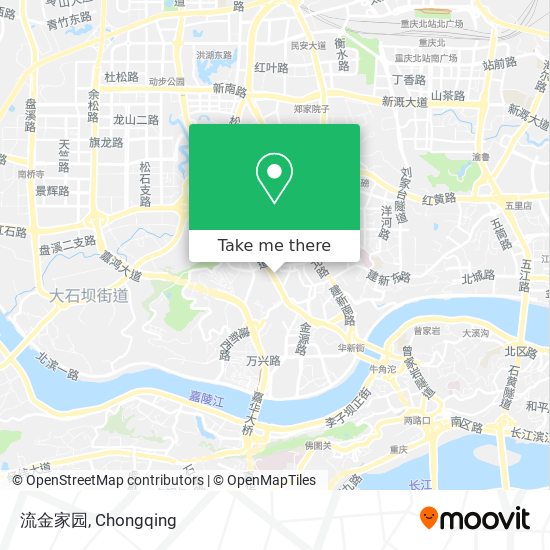 流金家园 map