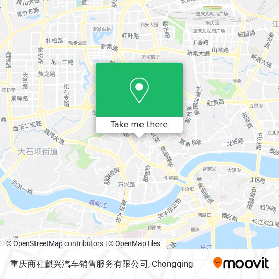 重庆商社麒兴汽车销售服务有限公司 map