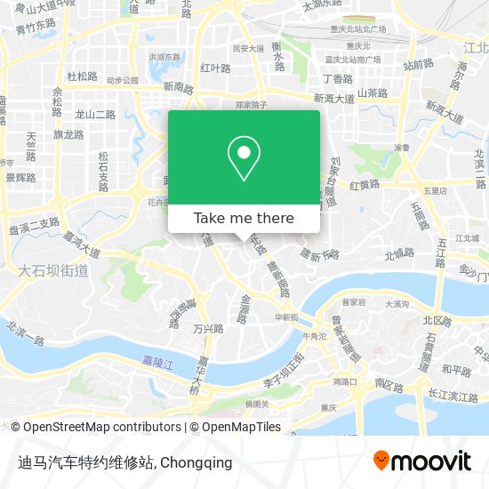 迪马汽车特约维修站 map