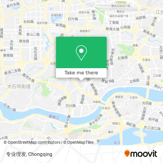 专业理发 map