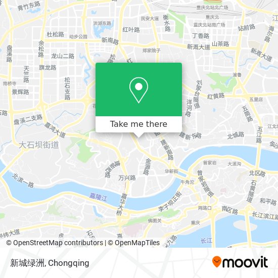 新城绿洲 map