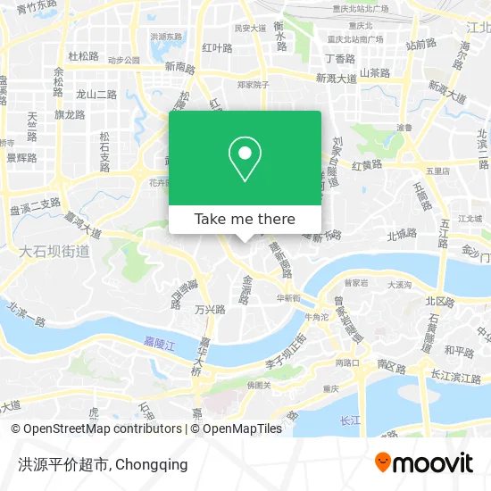 洪源平价超市 map