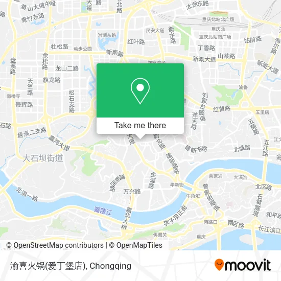渝喜火锅(爱丁堡店) map