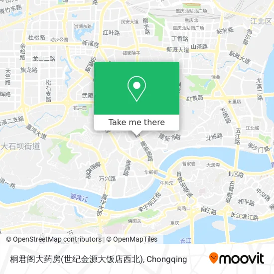 桐君阁大药房(世纪金源大饭店西北) map