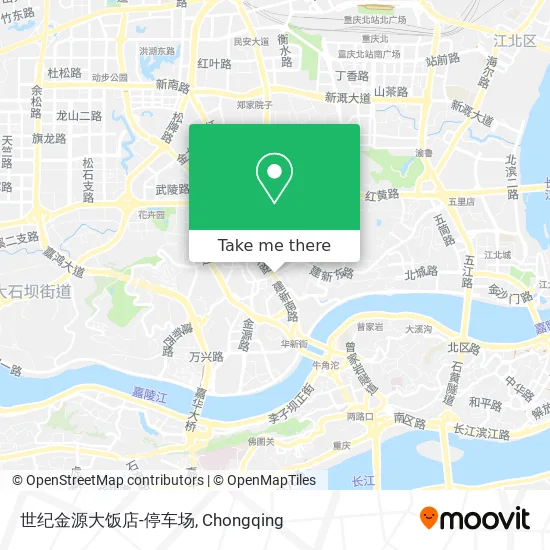 世纪金源大饭店-停车场 map