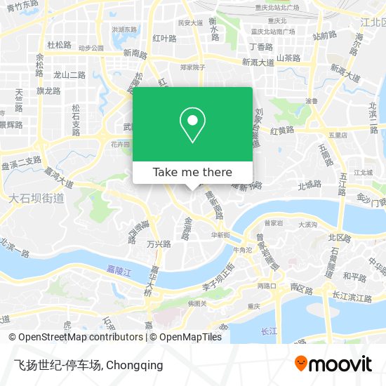 飞扬世纪-停车场 map