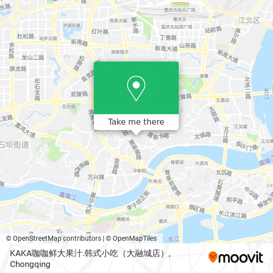 KAKA咖咖鲜大果汁.韩式小吃（大融城店） map