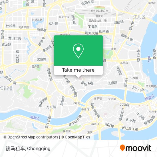 骏马租车 map