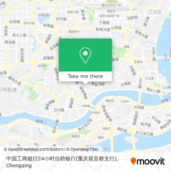 中国工商银行24小时自助银行(重庆观音桥支行) map
