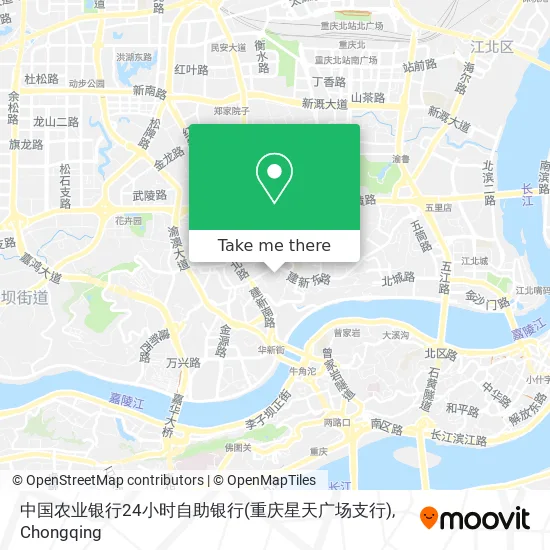 中国农业银行24小时自助银行(重庆星天广场支行) map