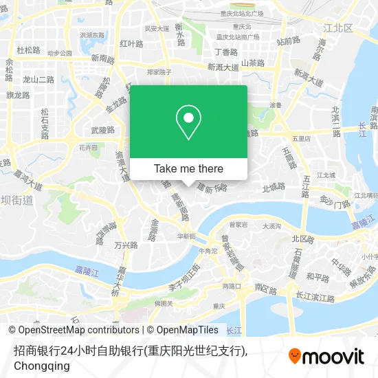 招商银行24小时自助银行(重庆阳光世纪支行) map