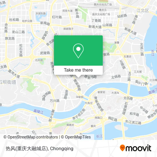 热风(重庆大融城店) map