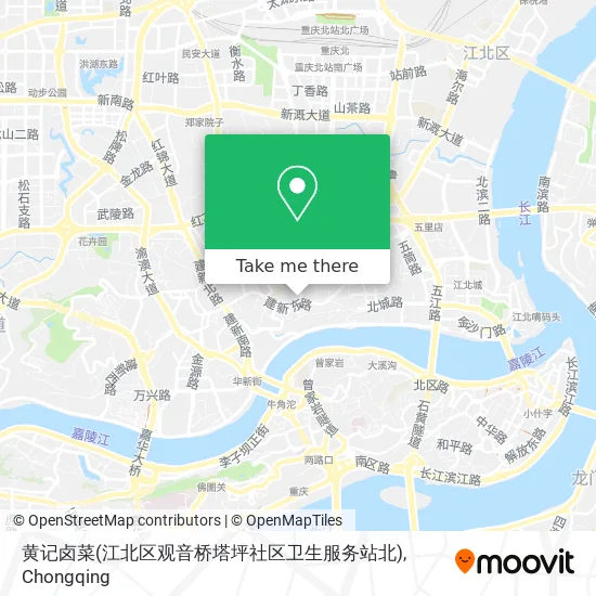黄记卤菜(江北区观音桥塔坪社区卫生服务站北) map
