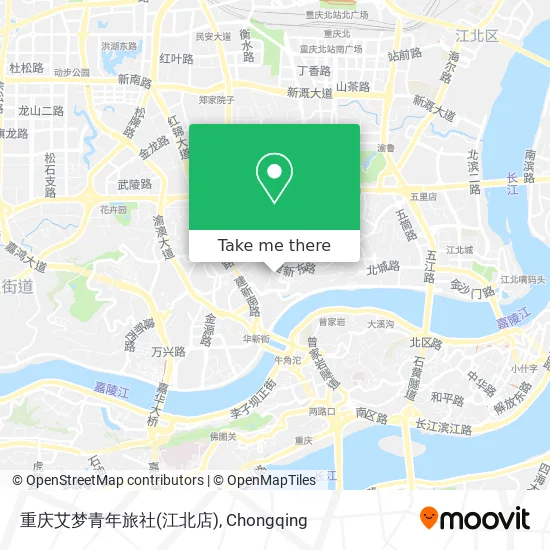 重庆艾梦青年旅社(江北店) map