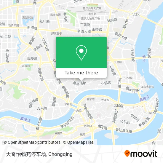 天奇怡畅苑停车场 map