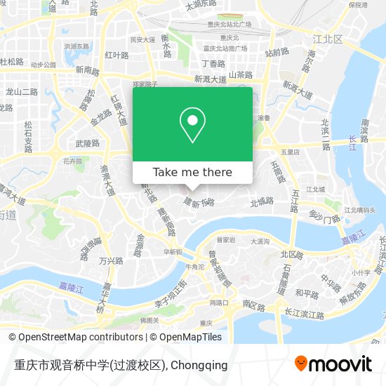 重庆市观音桥中学(过渡校区) map