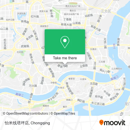 怡米线塔坪店 map