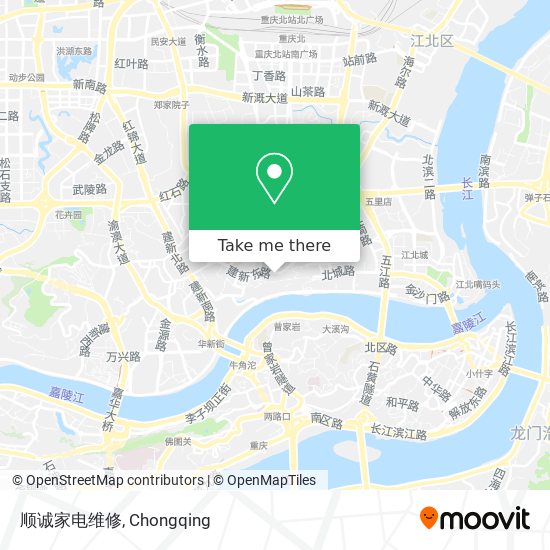 顺诚家电维修 map