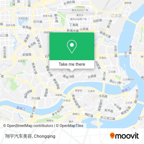 翔宇汽车美容 map