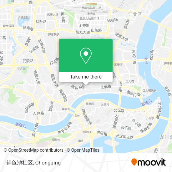 鲤鱼池社区 map