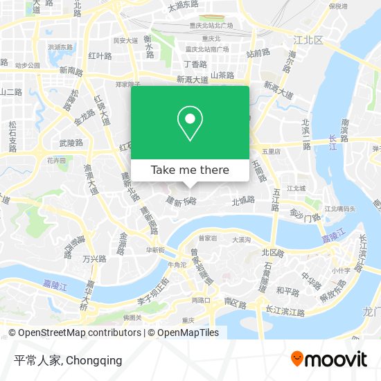 平常人家 map