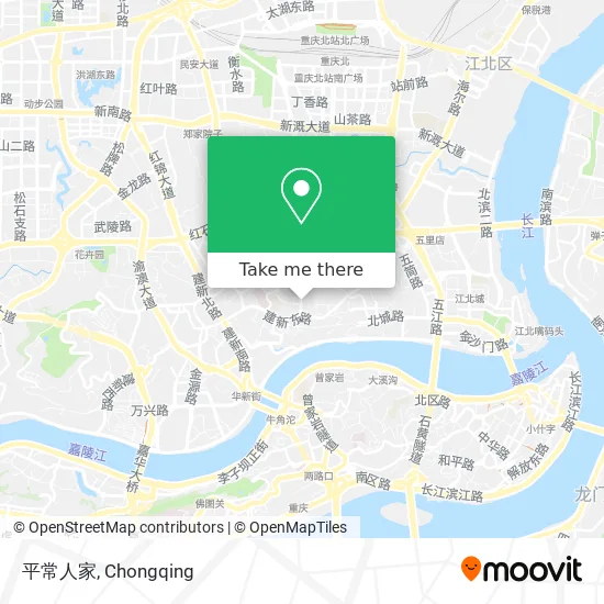 平常人家 map