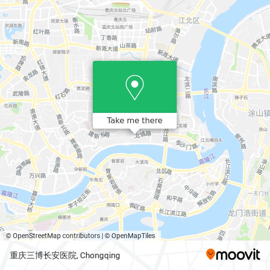 重庆三博长安医院 map
