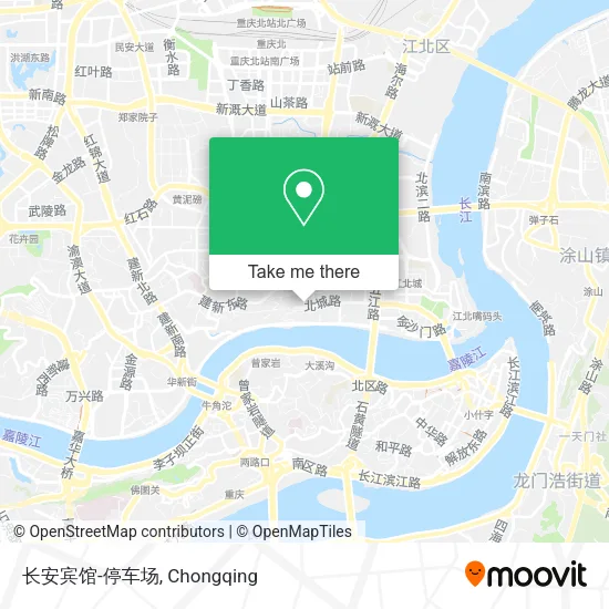 长安宾馆-停车场 map