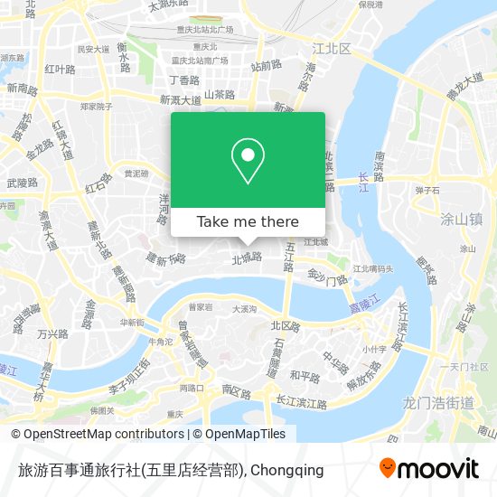 旅游百事通旅行社(五里店经营部) map