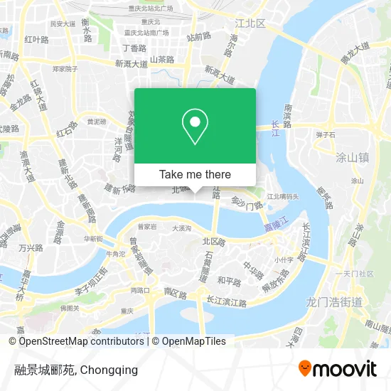 融景城郦苑 map
