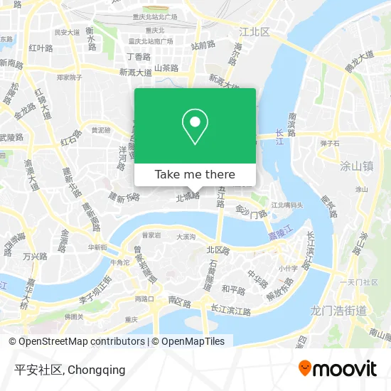 平安社区 map