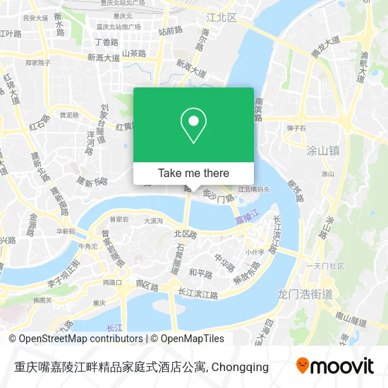 重庆嘴嘉陵江畔精品家庭式酒店公寓 map