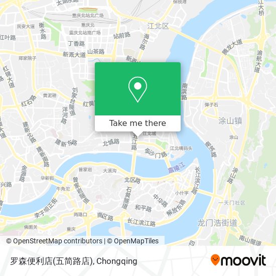 罗森便利店(五简路店) map